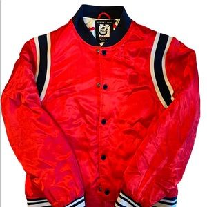 Scotch & Soda Men's Popeye's 90th Anniversary Brutus Graphic Bomber Jacket XL